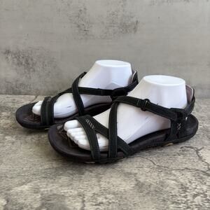 Merrell Keepsake Women's 8 Strappy Walking Sandals Black Lilac Shoes